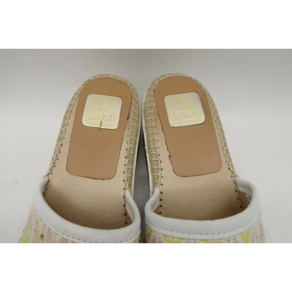 Kanna Multi-Color Slide Platform Wedge Espadrille Sandals Shoes Women's 39 / 9 - Picture 9 of 10